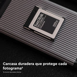 SanDisk 640 Go Pro-Cinema CFexpress Tarjeta Type B, para Grabar vídeos 8K impecables, con una Velocidad de hasta 1700 MB/s y Resistencia a caídas de hasta 1 Metro