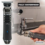 Wahl Pro Series High Visibility Trimmer, Cuchilla de Corte Cercano, Ion-Litio, Cortabarba totalmente lavable, Kit de Aseo, Cabezales Intercambiables, Profesional, Sin Cable, Corte Cercano