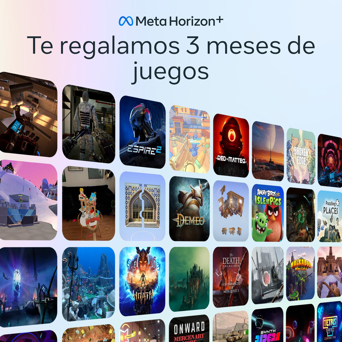 Meta Quest 3S 128 GB Sumérgete en la Realidad Mixta - Pack Gorilla Tag Cardboard Hero Headset - Incluyen 3 Meses de Prueba para Meta Horizon+