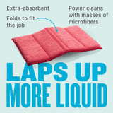E-Cloth Kit de Suministros de Limpieza de 13 Piezas, Incluye paño de Limpieza de Microfibra y Suministros de fregona, Juego de Limpiador Multiusos para Vidrio, Ventana, Superficie, Suelo, baño, Acero