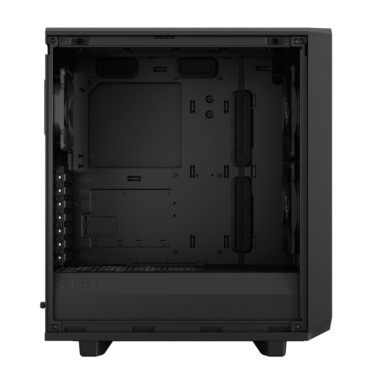 Fractal Caja Design MESHIFY 2 Compact Cristal Templado Negro Dark Tint (FD-C-MES2C-02)