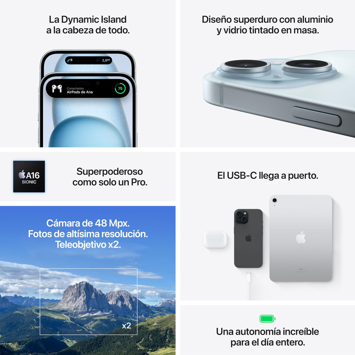 Apple iPhone 15 Plus (256 GB) - Azul