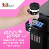 Epson Botellas de Tinta Originales EcoTank de la Serie 113 Colores Cian, Magenta, Amarillo y Negro