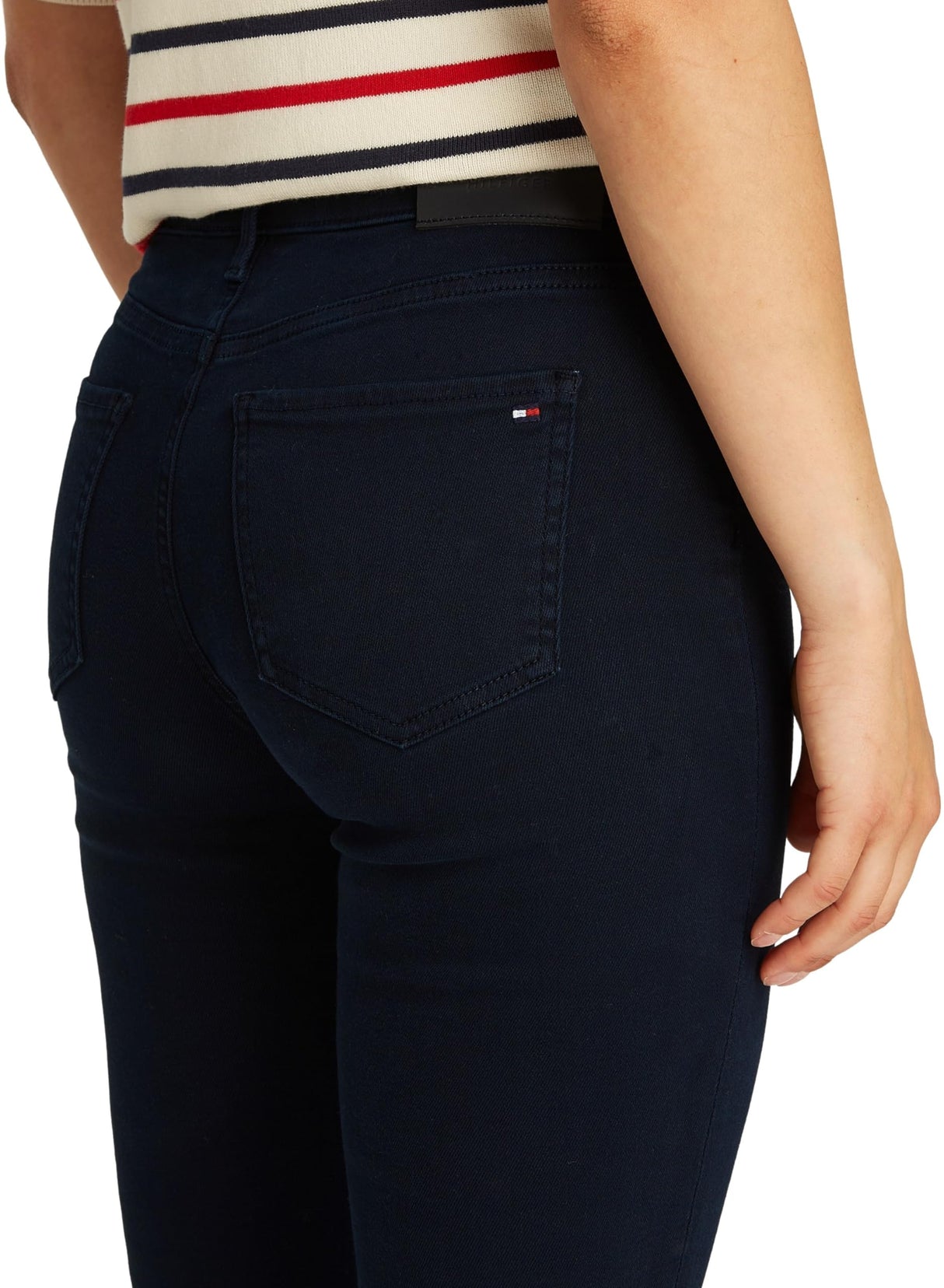 Tommy Hilfiger Vaqueros Mujer como Skinny Talle Medio, Azul (Dark Night Navy), 30W/28L