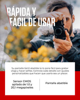 Canon PowerShot G7 X Mark III (Negra) - Cámara Digital Compacta con Sensor de 1 Pulgada y Grabación en 4K - Ideal para Ambientes con Poca Luz - Wi-Fi y Bluetooth - Ideal para Crear Estés Donde Estés