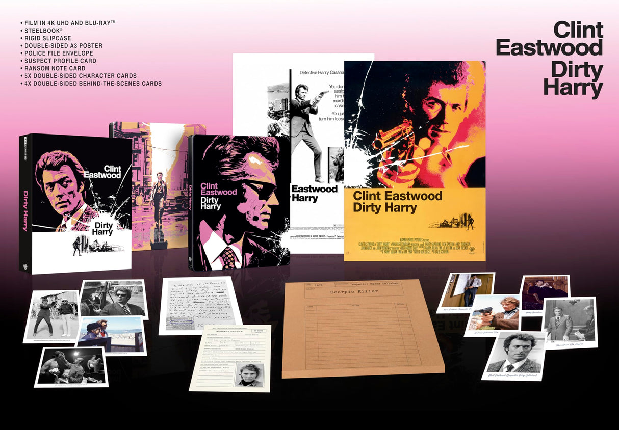 Dirty Harry Collector's Edition [4K Ultra HD] [1971] [Blu-ray] [Region Free]