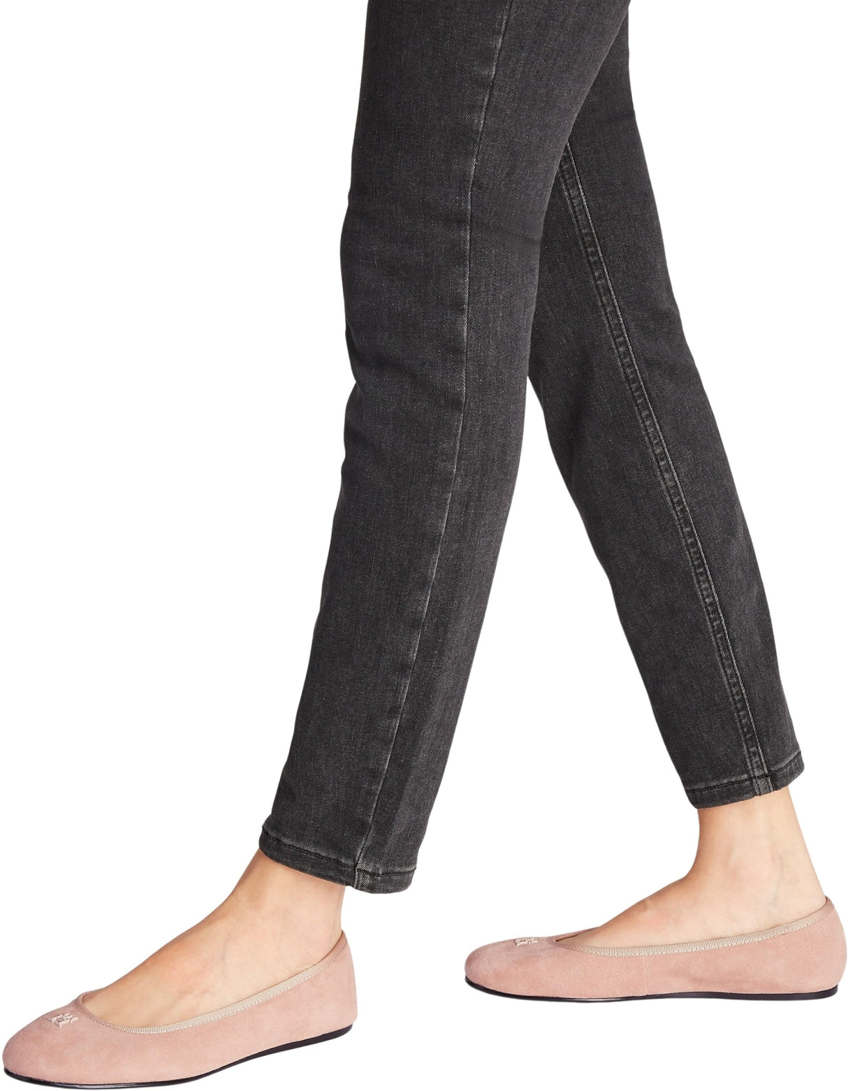 Tommy Hilfiger Bailarinas Mujer Hardware de Ante, Marrón (Claystone), 38