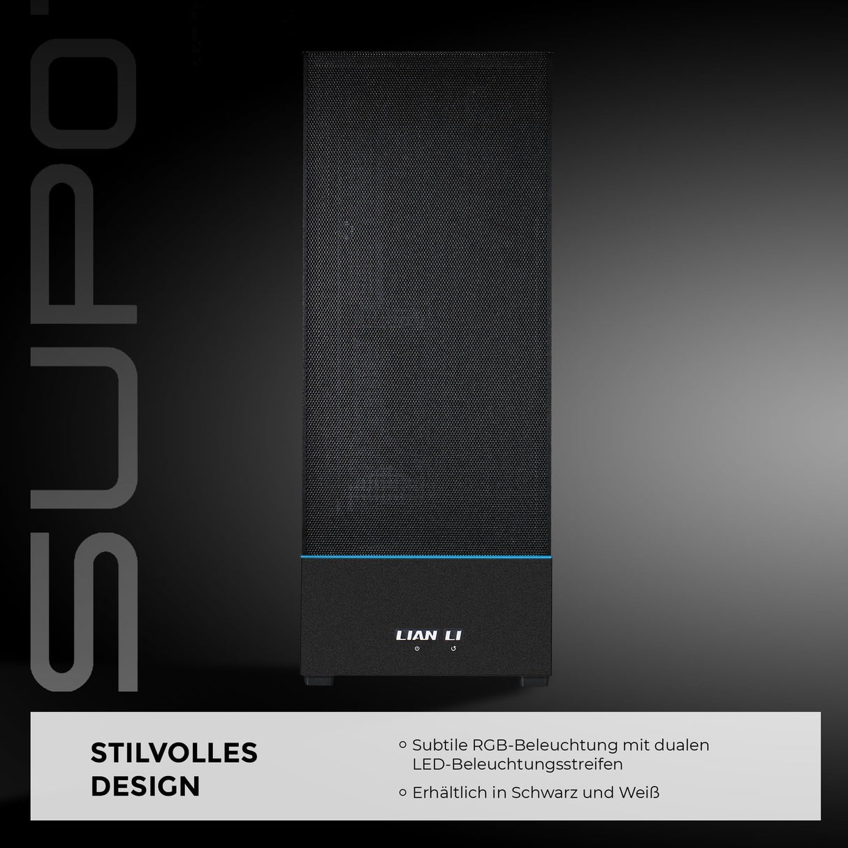 Lian Li SUP-01 Midi-Tower - schwarz
