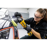 DeWalt DCM848P2-QW - Pulidora de doble acción XR 18 V 5 Ah Li-ion sin escobillas, 2 baterías, color amarillo