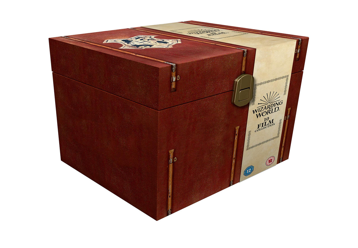 Wizarding World: [10 Film Collection] [Harry Potter/Fantastic Beasts] [Limited Edition Trunk Boxset] [Blu-ray] [2001] [2019] [Region Free] (Amazon Exclusive)