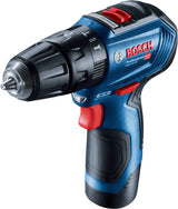 Bosch GSB 12V-30 Atornilladores taladradores de percusión a batería (2× GBA 12V 2.0 Ah + GAL 12V-40, (Brushless))