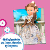 Nancy Colección Fallera Edición 2025, Muñeca de 42 cm, con Auténtico Traje Regional de la Comunidad Valenciana, Diseño y Accesorios hechos en Honor a las Fallas, Certificado Oficial, Famosa (NAL12000)