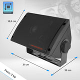 Pyle altavoces, Mini box, 3 vias, 300V, Interior, Exterior, Montables en pared, Woofer de 3.25”, Tweeter de 1”, Incluye kit de montaje
