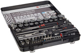 Würth 965090590 0965090590 Assortimento di Chiavi a Bussola da 1/4" e 1/2", 59 Pezzi