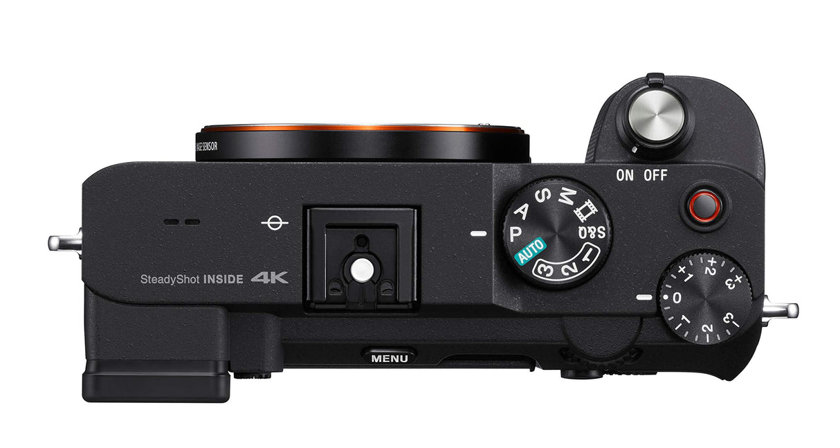 Sony Alpha 7 C - Cámara evil de fotograma completo (compacta y ligera, enfoque automático a tiempo real, 24.2 megapíxeles, sistema de estabilización de 5 ejes, batería de gran capacidad) negro