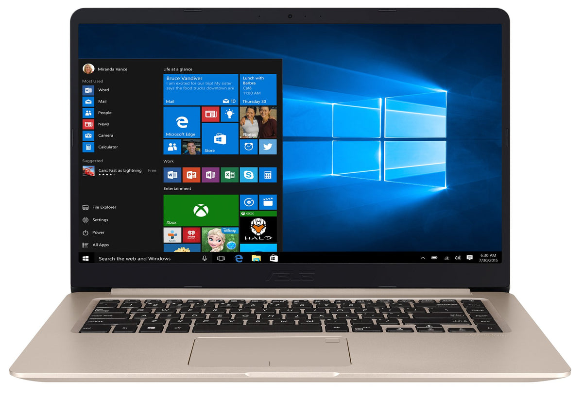 ASUS S510UA-BR277T - Ordenador portátil de 15.6" (Intel Core i5-7200U, 8 GB de RAM, SSD de 512 GB, Intel HD Graphics 620, Windows 10 Original), Metal Oro - Teclado QWERTY Español