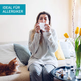 djive Pure 1200 Purificador y humidificador Professional, CADR 697 m³/h, elimina el 99,99% con filtro HEPA H13, UV-C, filtro de carbón activo e ionizador con aplicación & Alexa, hasta 200 m²