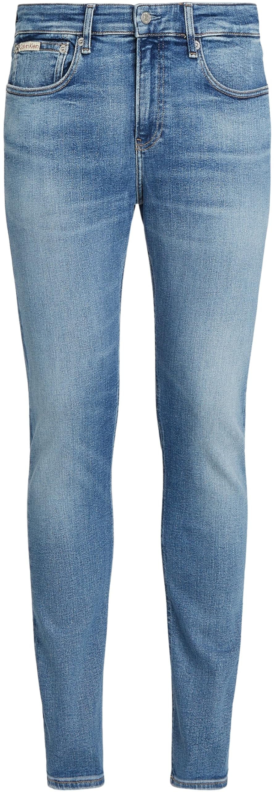 Calvin Klein Vaqueros Hombre Skinny elásticos, Azul (Denim Light), 36W/34L