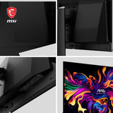 MSI mag 271QPX QD-OLED 26.5 Inch WQHD Monitor Gaming, 2560 x 1440 Quantum Dot OLED Panel, 360Hz / 0.03ms, 99.1% DCI-P3, ΔE≤2, DisplayHDR True Black 400, DP 1.4a, HDMI 2.1, USB Type-C