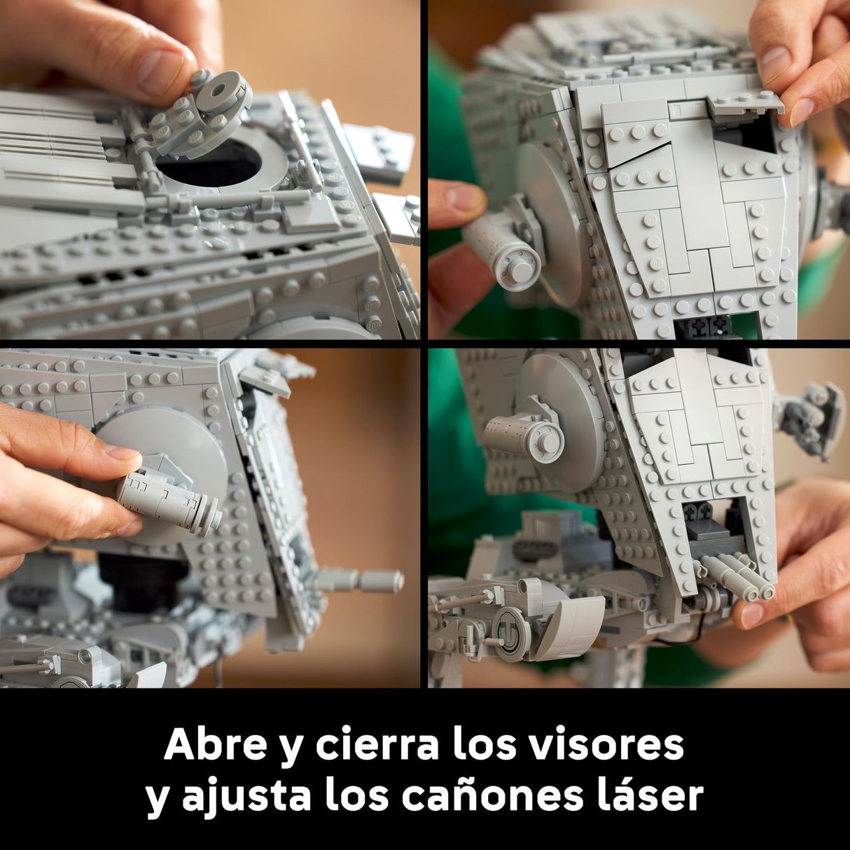LEGO Star Wars 75417 Caminante AT-ST - Kit de Maquetas para Adultos - Figura Articulada de la Colección UCS con Minifigura y Placa Informativa - Regalo para Hombres y Mujeres Fans