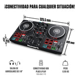 Numark Party Mix II Controladora DJ, Mesa de Mezclas Con Luces Integradas, Mezclador DJ e Interfaz Audio, Con Serato DJ Lite