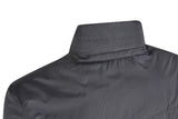 Geox M Litio Short Jkt Chaqueta, Perla ahumada/Negro, 56 para Hombre