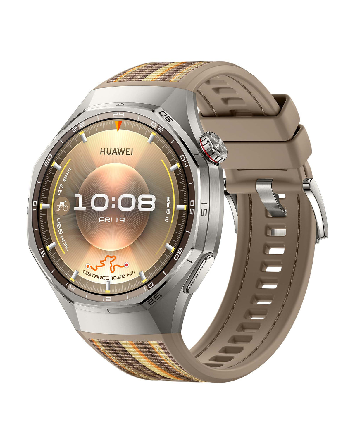 HUAWEI Watch GT 6 Pro 46mm GPS Smartwatch 1.47''AMOLED Pantalla Táctil, hasta 21 Días de Autonomía, Ciclismo Nivel Profesional, NFC, iOS Android Compatible, Análisis ECG, Monitoreo de Salud, Marrón