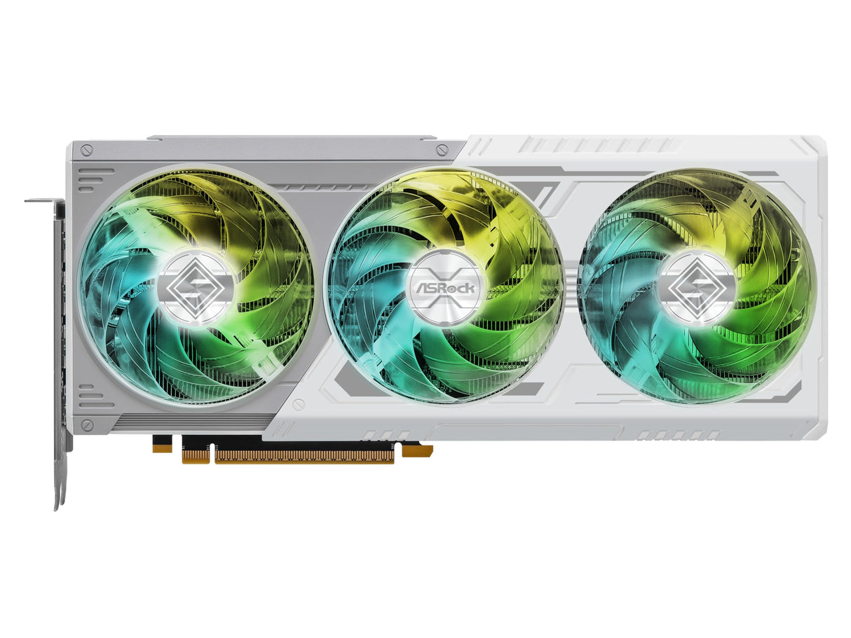 ASRock Intel ARC B580 Steel Legend 12 GB OC 2800 MHz 19 Gbps 192 bit GDDR6 7680 x 4320 650 W Triple Fan Tarjeta gráfica