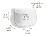 Time Resistance Bolso Bandolera de Cuero para Mujer - Tipo Mensajero con Cuero de Vachetta, Hecho a Mano en Italia - Ideal para Llevar Todo lo que Necesitas