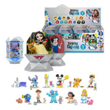 YuMe Disney 100 Surprise Mystery Capsules - Caja de ciegas con Pixar y Personajes de Disney Figurines de Vinilo - Series 1 Blind Bag Surprise Toys (12 Unidades)