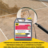FILA Surface Care Solutions SALVATERRAZZA 5L Repelente al Agua para terrazas y Exteriores de acción consolidante y antifiltración, No aplicable, 5 l (Confezione da 1)