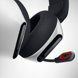 Alienware Auriculares Gaming Inalámbricos Tri-Mode - Dolby Atmos, Doble Micrófono IA, 30H de Batería, Controles Táctiles, Triple Conectividad, AlienFX RGB- Lunar Light