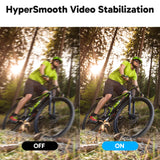 AKASO Cámara Deportiva WiFi 4K/60fps 20MP, Cámara de Acción con EIS Pantalla Táctil, Cámara Acuatica Sumergible 40M con Control de Voz 8X Zoom Control Remoto 2 Baterías Multi Accesorios