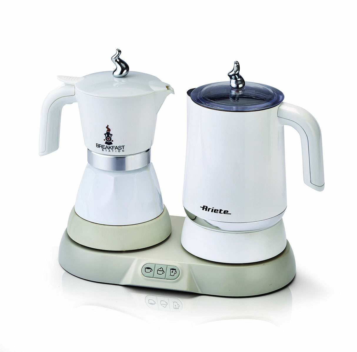 Ariete 1344 Independiente - Cafetera (Independiente, Cafetera moka eléctrica, 0,25 L, 500 W, Blanco)