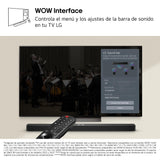 LG DS60TR - Barra de Sonido, Bluetooth, 440W, 5.1 Canales con Subwoofer, Altavoces Traseros, Dolby Digital, DTS Digital Surround, Negro