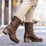 Panama Jack Piola, Botas Altas para Mujer, Marrón (Cuero B8), 40 EU