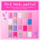 Kodak x Barbie Printomatic Cámara Instantánea Digital – Paquete de Regalo Estilo de Firma + Estuche Barbie, Álbum de Fotos, Pegatinas, Marcos Colgantes, 50 Pegatinas y Papel Zink (20 Hojas)
