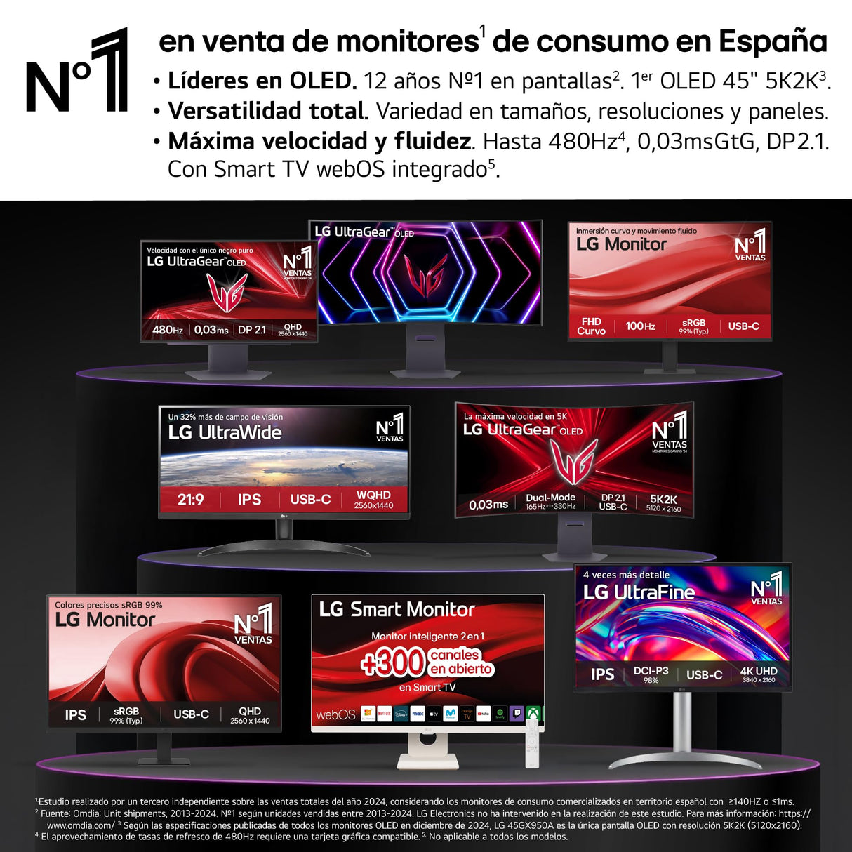 LG 32U990A-S - Monitor Ultrafine 6K, 31,5'', (6144 x 3456), IPS Black 16:9, HDR10, Display HDR600, 450 nits, 60Hz, Super Resolution+, Black Stabilizer, HDMI 2.1, Inclinación/Altura/Pivote, Plata