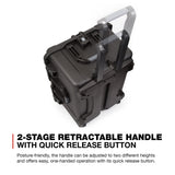 Plasticase, Inc. Nanuk 960 Funda rígida Impermeable vacía con Ruedas and Gewatteerde Divider - Negro