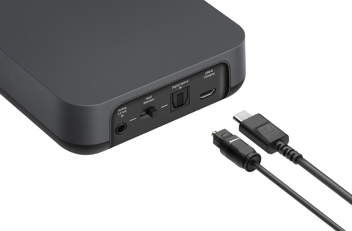 Sennheiser Transmisor de audio Bluetooth 508258 BT T100 para Hi-Fi o entretenimiento en el hogar Negro