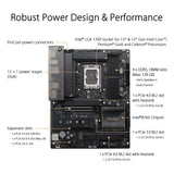 ASUS ProArt B760-Creator Placa Base Intel B760 (LGA 1700 ATX, 12+1 DrMOS, PCIe 5.0, Tres Ranuras M.2, Ethernet de 2,5 GB y 1 GB, l USB 3.2 Gen 2x2 Type-C con 60 W de Carga óptima 4+), Negro