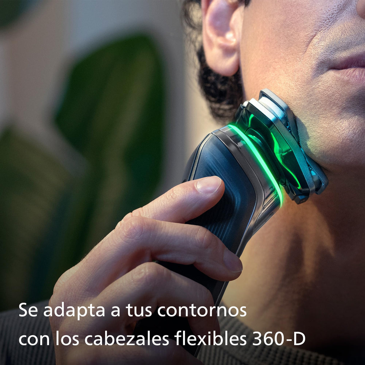Philips Serie 9000 Afeitadora Eléctrica Hombre, Máquina de Afeitar Barba con Barbero, 60min de uso, En Seco y Húmedo, Recargable, Centro de Limpieza, Base Carga Iluminada, 4 Cartuchos, S9980/74, Azul