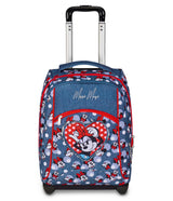 Seven Minnie Big Trolley Escuela Fija, Azul Denim, 2 en 1, Doble Uso, Trolley y Mochila, Escuela Primaria, Niña, azul (blu denim), Blu Denim, Casual