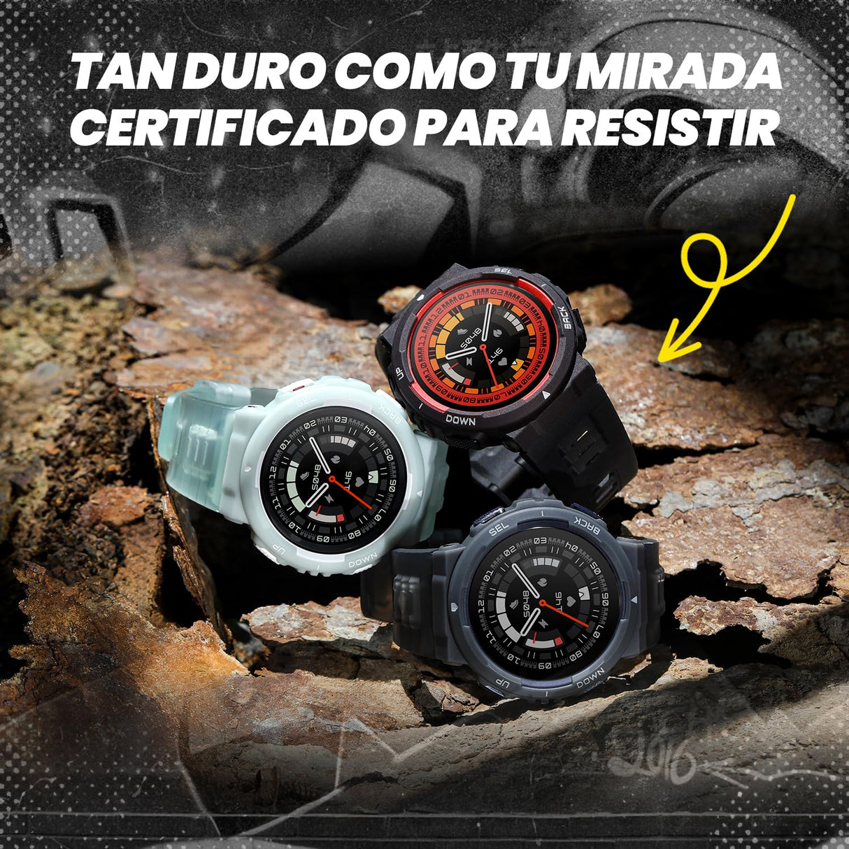 Amazfit Active Edge Smartwatch con diseño Deportivo y de Fitness Resistente y Elegante, GPS, Entrenador de Salud AI, Sport Outdoor, Entrenamientos y Ejercicio, 16 días de batería, 10 ATM