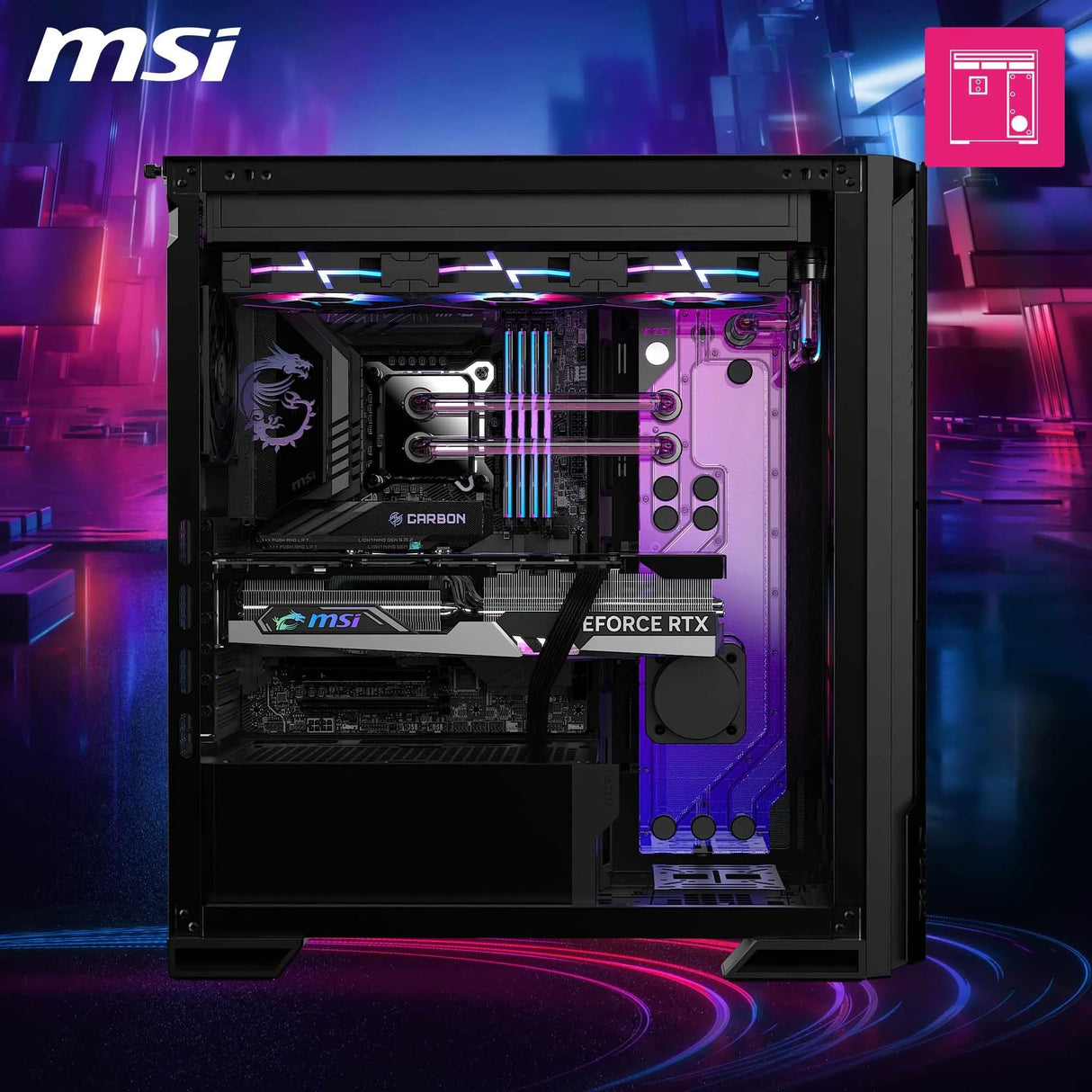 MSI MPG Velox 300R PZ Chassis para Ordenador