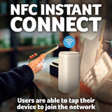 Enrutador 5G Acer Connect X6E, WiFi 6E, Conexión instantánea NFC, Tecnología 4x4 MU-MIMO, Compatible con múltiples Dispositivos