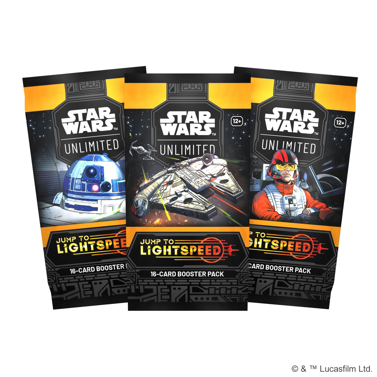 Fantasy Flight Games - Star Wars: Unlimited TCG Jump to Lightspeed Booster Display (Set of 24 Booster Packs) - Trading Card Game for Kids & Adults, Ages 12+, 2+ Players, 20 Min Playtime