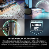 Shark PowerDetect Clean & Empty aspiradora inalámbrica, PowerFins Detect, Reverse Clean, estación 2L, Anti Hair Wrap Plus, 70 min, ligera, accesorios para pelo de mascota y superficies, Gris IP3225EUT