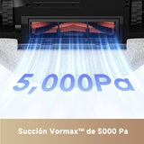 Mova E20 Robot Aspirador y Fregasuelos, Navegación LDS, Potencia de Succión de 5,000 Pa, Aspiradora y Mopa 2 en 1, Cuerpo Compacto