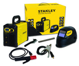 Stanley 460960 First 160 Kit soldador MMA Electrodos Inverter 160A Max con capucha LCD